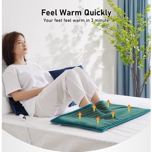 GASKY Heating Pad Extra Large Size Electric Foot Warmer 20'' x 32'' with Auto Shut-off for Full-Body Use Machine Washable