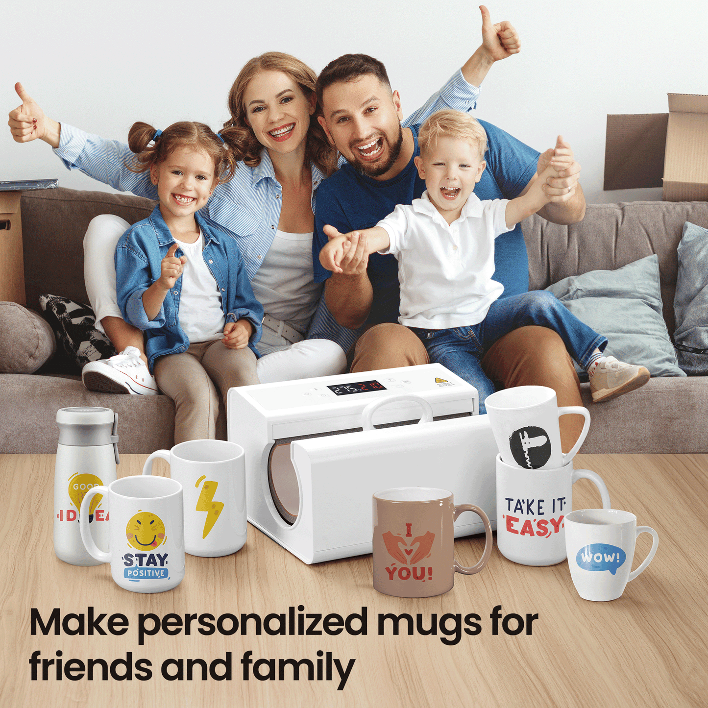 Auto Tumbler Heat Press Machine 11-30 oz Mug Sublimation Heat Press with Automatic Press and Release Temp & Time Setting ,Sublimation Mug Heat Press Transfer Machine for DIY Print Cup Mug