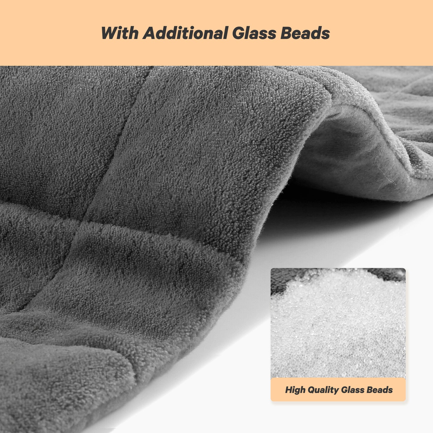 Full Weighted Heating Pad for Back Pain & Cramps Relief, 18" X 33" Fast Heating Pad for Neck Shoulder Relief
