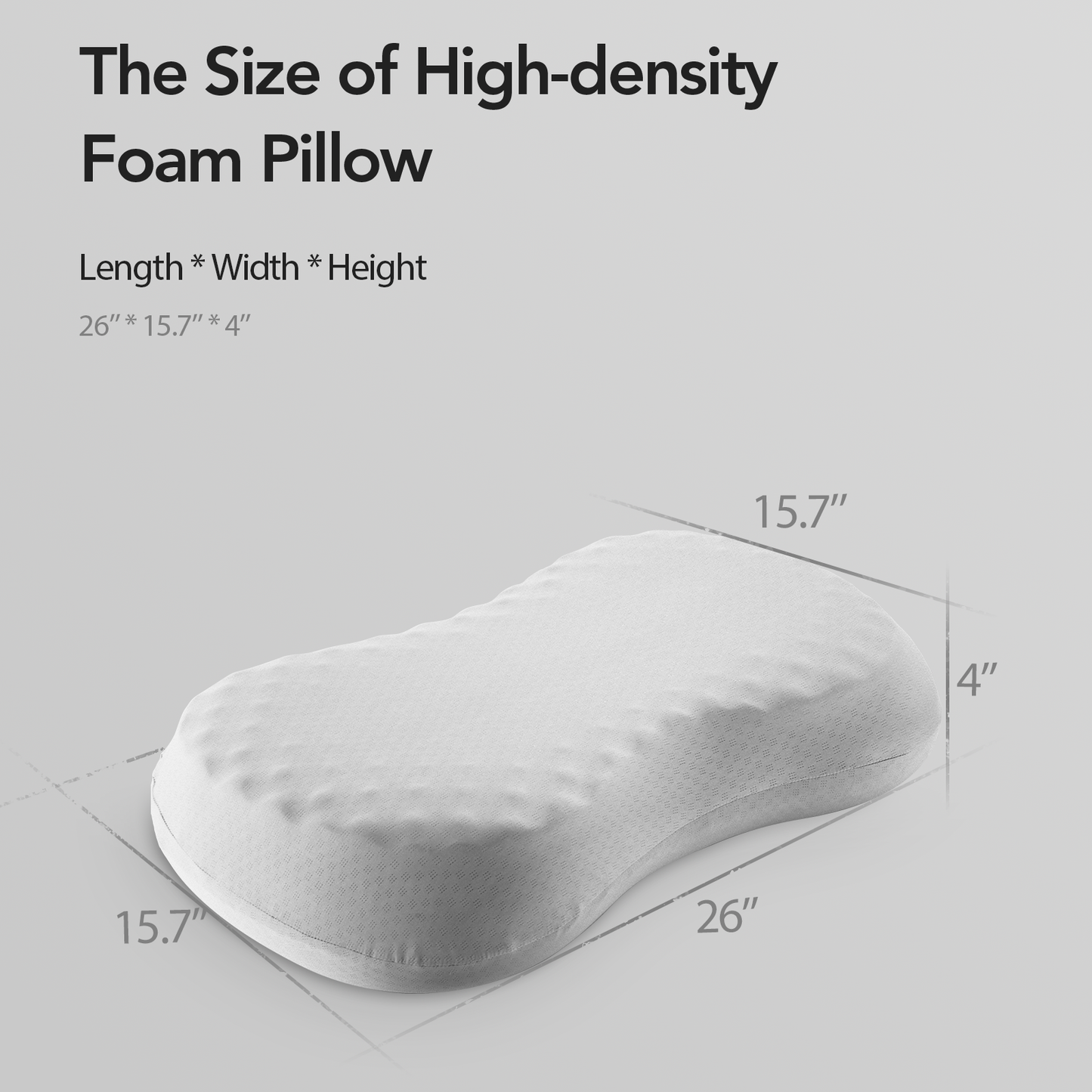 MARNUR Soap Shaped Cervical Pillow Memory Foam Pillow Orthopedic Pillow with Changeable Soft Practical Cushion Belly Touching Cooling Material