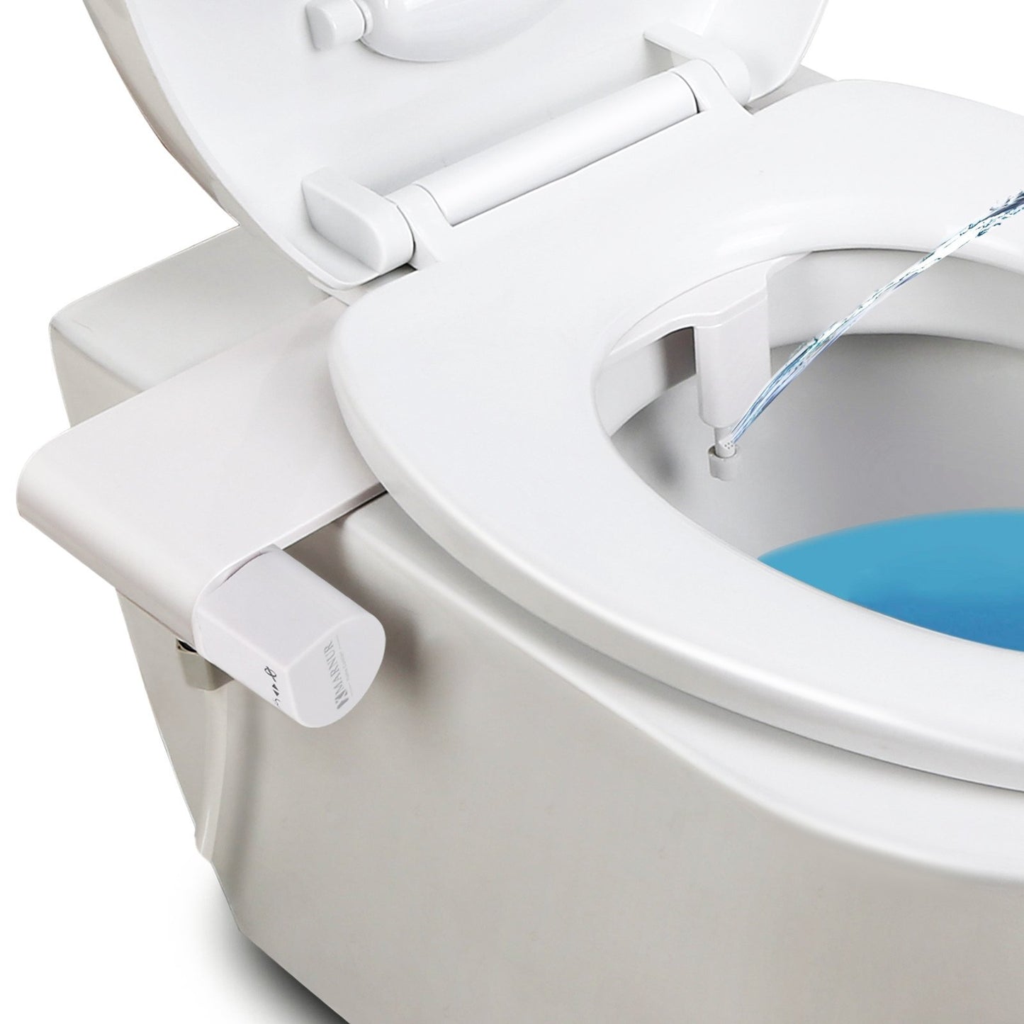 Bidet Toilet Attachment Non-Electric with Fresh Water Spay for Bottom Wash, User-friendly Single Knob and Self-Cleaning Nozzle Available - NAIPO