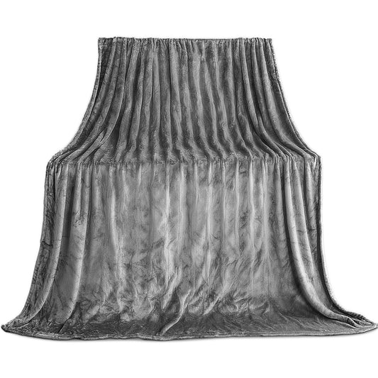 Electric Heated Blanket Full 72"x84"Oversized Flannel Heated Blanketfor Whole Body Warming, ETL and FCC Certification Fast Heating with 4 Heating Levels & 10 Hours Auto Off, Machine Washable - NAIPO