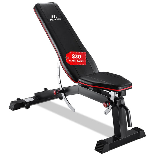 MaxKare Adjustable Weight Bench With 1000lbs Load Capacity 9+3 Levels Adjustable For Strength Training Resistance - NAIPO