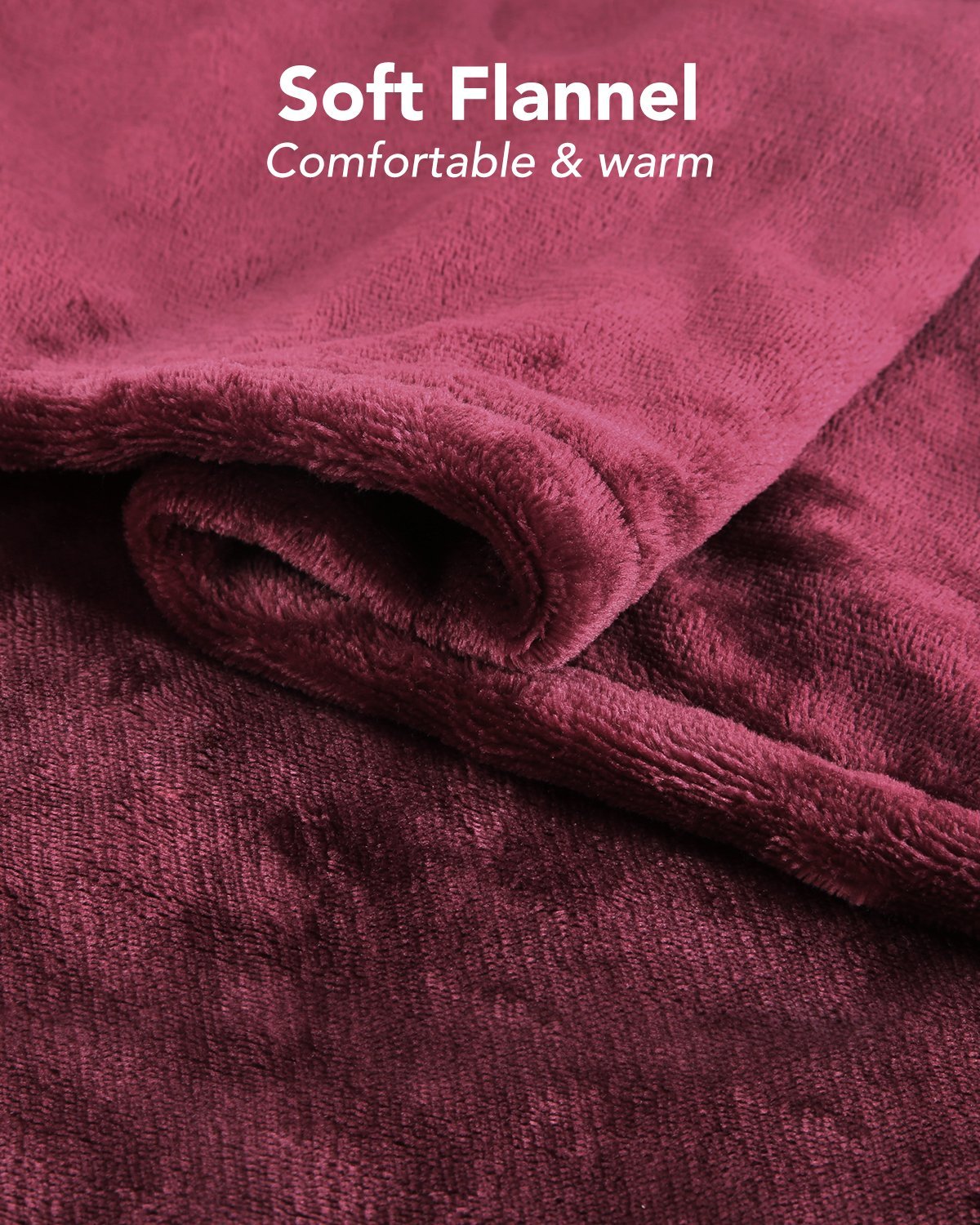 MaxKare Electric Blanket Heated Queen Throw 72" x 84" Oversized Flannel Heated Blanket, ETL Certification Fast Heating with 4 Heating Levels & 10 Hours Auto Off, Machine Washable - NAIPO