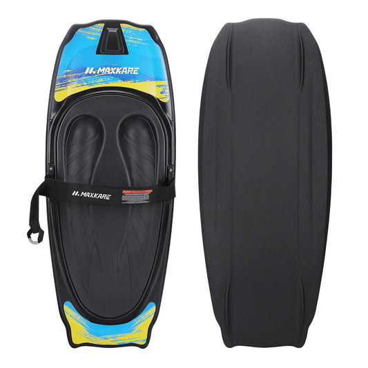 MaxKare Kneeboard with Hook Strap Surfing Boating Waterboarding Kneeling EVA Pad Outdoor Watersport for Kids, Teens & Adults - NAIPO