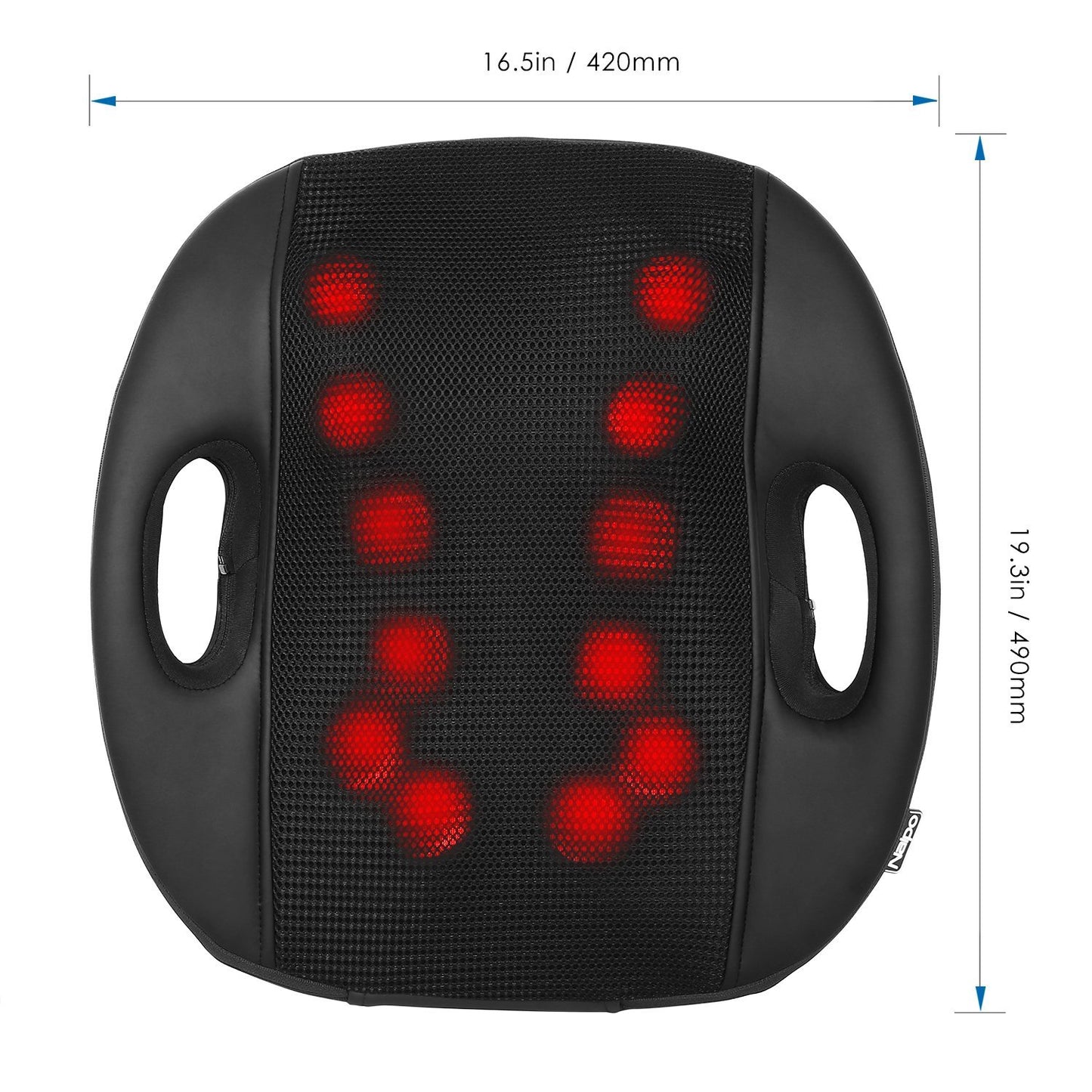 Naipo Back Massage Cushion with 3D Shiatsu Kneading and Heat - NAIPO