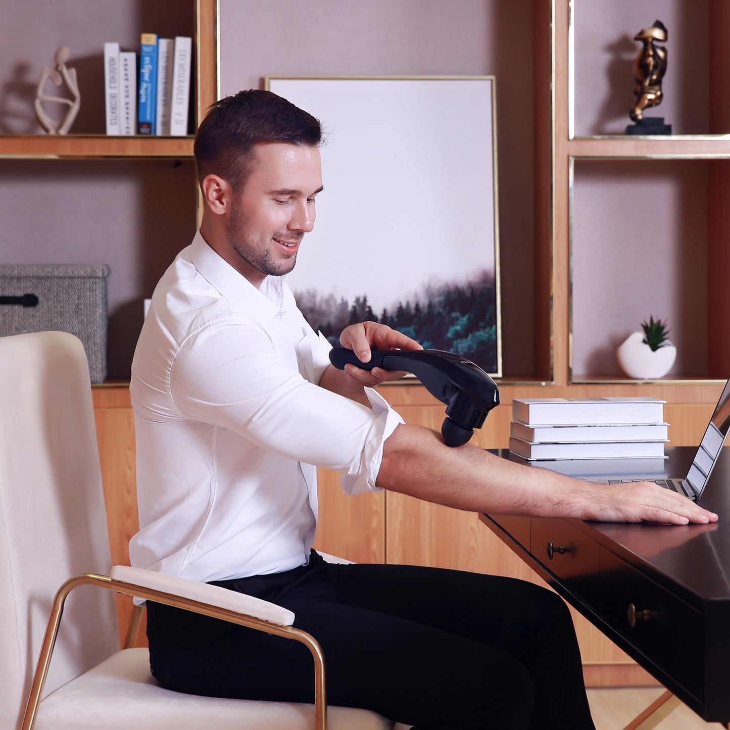 Naipo Cordless Percussion Massager with Multi-Speed Vibration - NAIPO