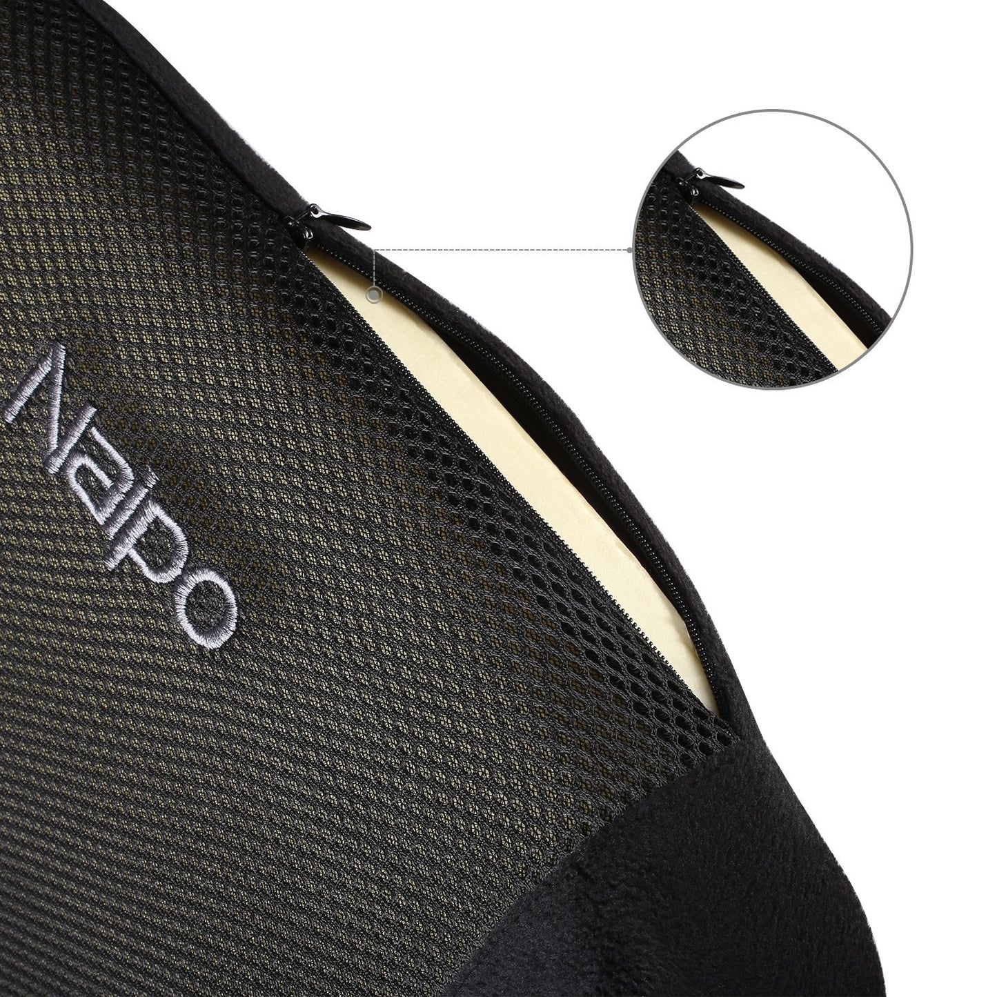 Naipo Memory Foam Lumbar Support Cushion - NAIPO