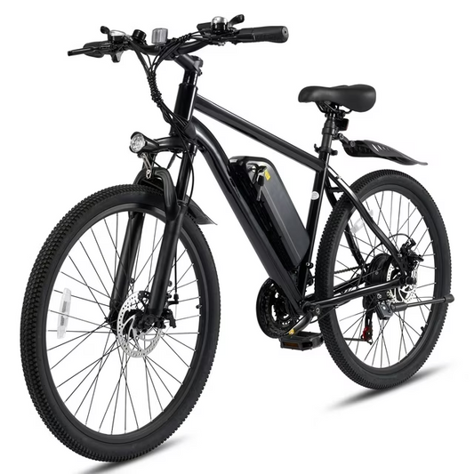 Electric Bike for Adults 26",350W Electric Mountain Bike with peak 20MPH Brushless Motor, Removable Battery & Front Fork Suspension,48V 20AH UL2849