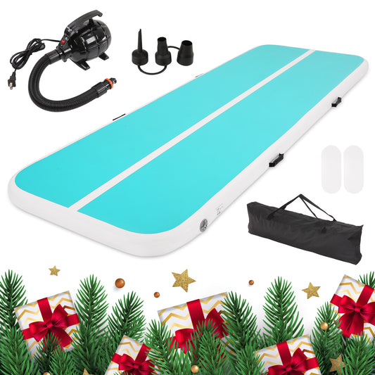 Gymnastics Air Mat Tumble Track Tumbling Mat Inflatable Mats with Air Pump for Home