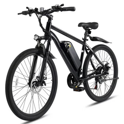 Electric Bike for Adults 26",350W Electric Mountain Bike with peak 20MPH Brushless Motor, Removable Battery & Front Fork Suspension,48V 20AH UL2849