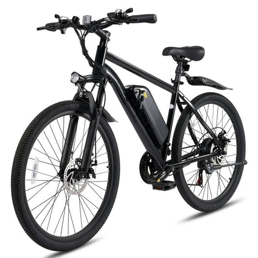 Electric Bike for Adults 26",350W Electric Mountain Bike with peak 20MPH Brushless Motor, Removable Battery & Front Fork Suspension,48V 20AH UL2849