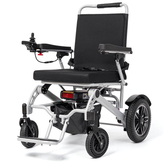 Gasky Electric Wheelchairs for Adult, 400W Motor Lithium Battery, Portable All Terrain Motorized Wheelchair for Seniors
