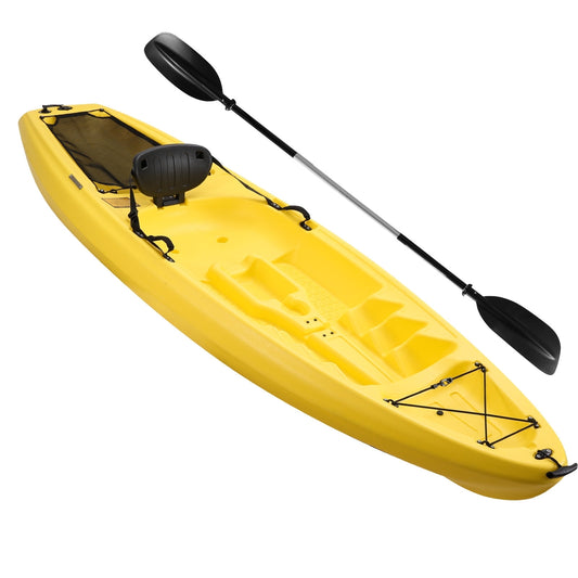 GASKY 8.5FT Sit-Inside Kayak with 2 Storage Kayak for Adults Yellow Fathers Day Gifts