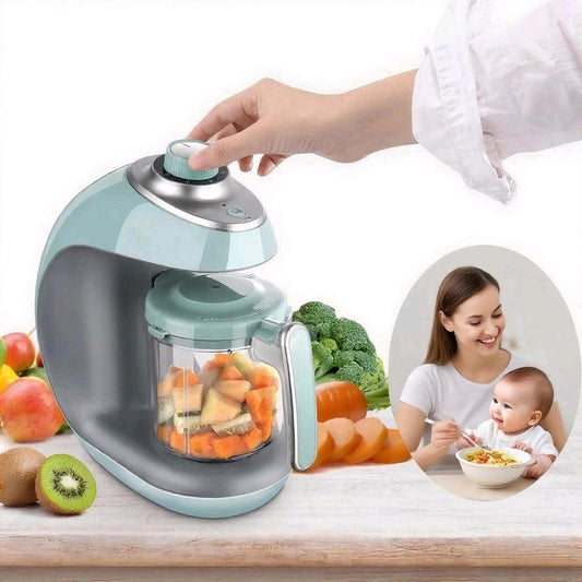 Baby Food Maker Blender and Steamer, Multi Food Processor for Nutritious, Green