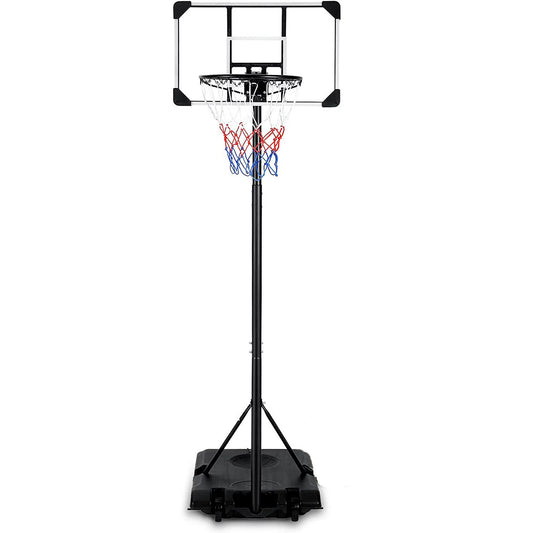 GASKY Basketball Hoop 5.8-7 ft Adjustable Basketball Hoop Mobile Stand with Wheels Suitable for Outdoor/Indoor Use