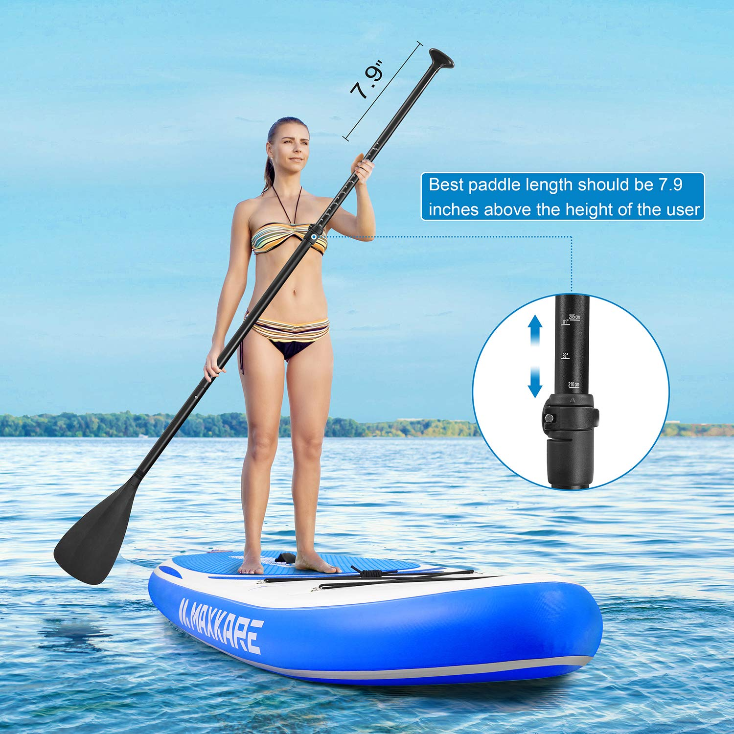 MaxKare Paddle Board Inflatable Stand Up Paddle Board Non-Slip