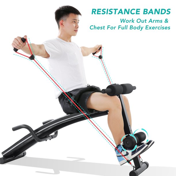 Adjustable Slant Board for Sit-up Abdominal Exercise, Utility Workout ...