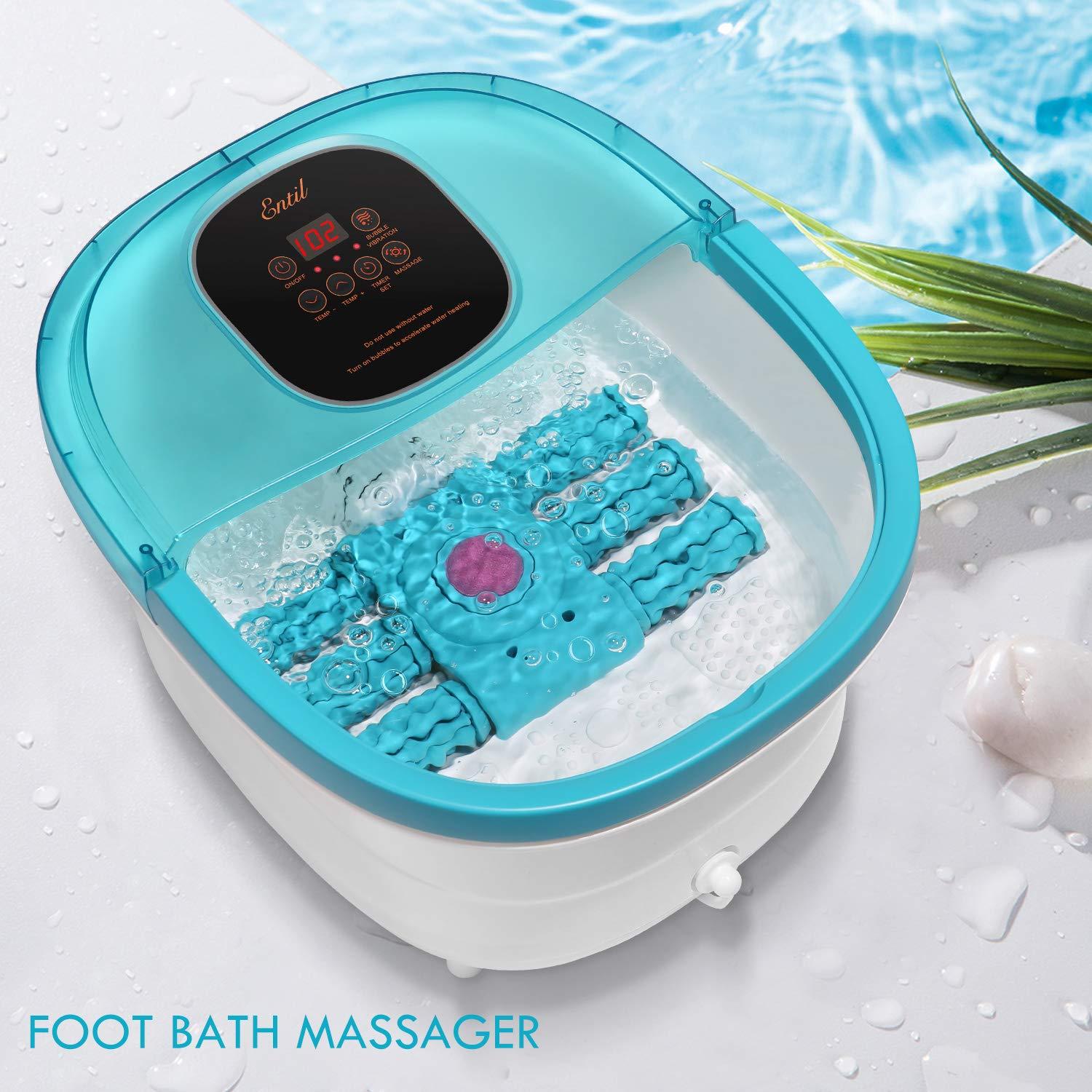 Foot Spa Bath Massager: 6 Motorized Rollers, Multifunction Heated Gasky Foot Spa Bath Massager: 6 Motorized Rollers, Multifunction Heated Gasky