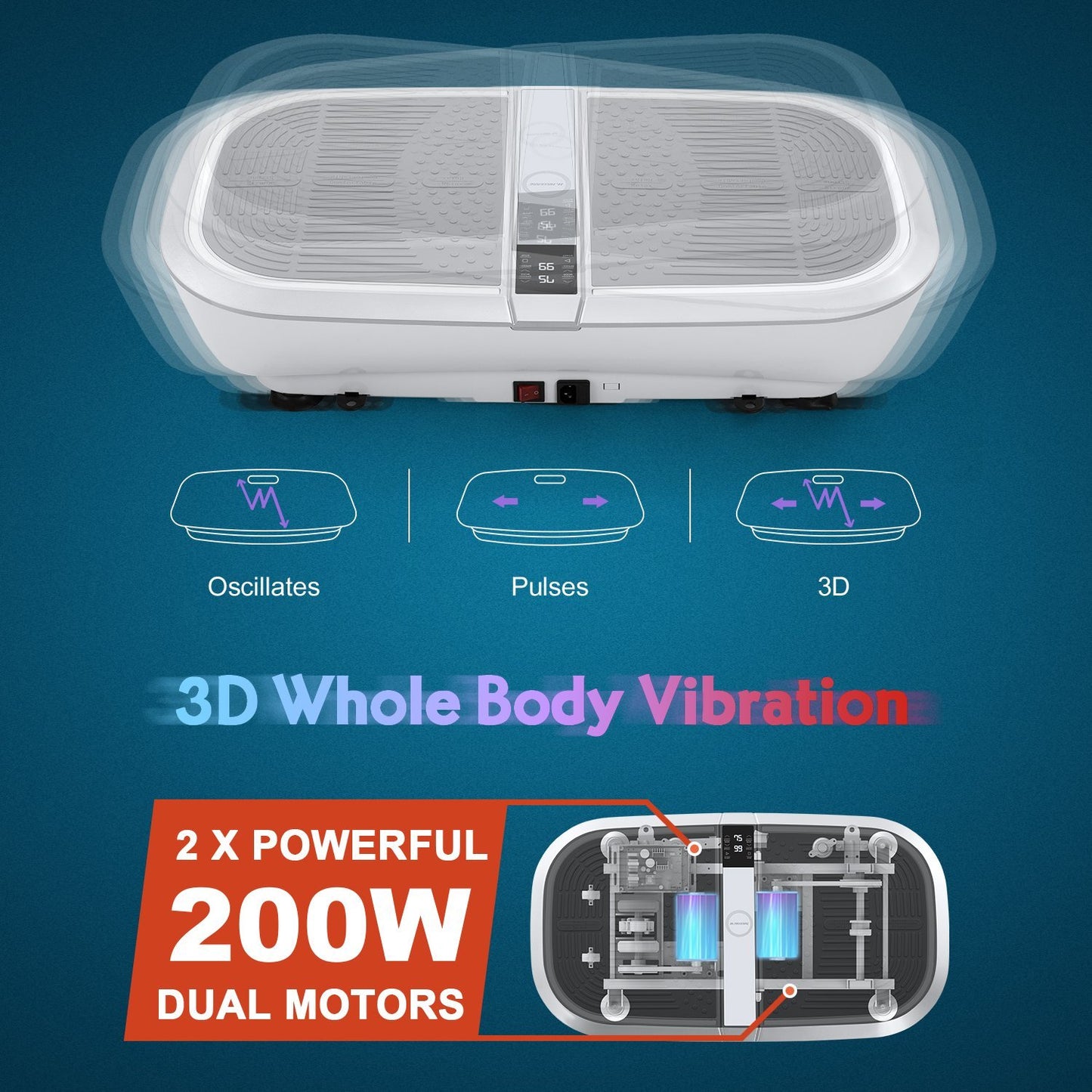 Dual Motor 3d Vibration Platform Plate Machine Bluefin Fitness 4d Vibrationsplatte Body Sculpting Dual Motor 3d Vibration Platform Plate Machine Bluefin Fitness 4d Vibrationsplatte Body Sculpting