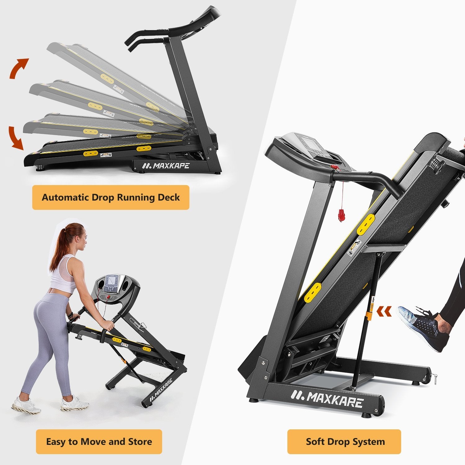 Maxkare treadmill auto discount incline