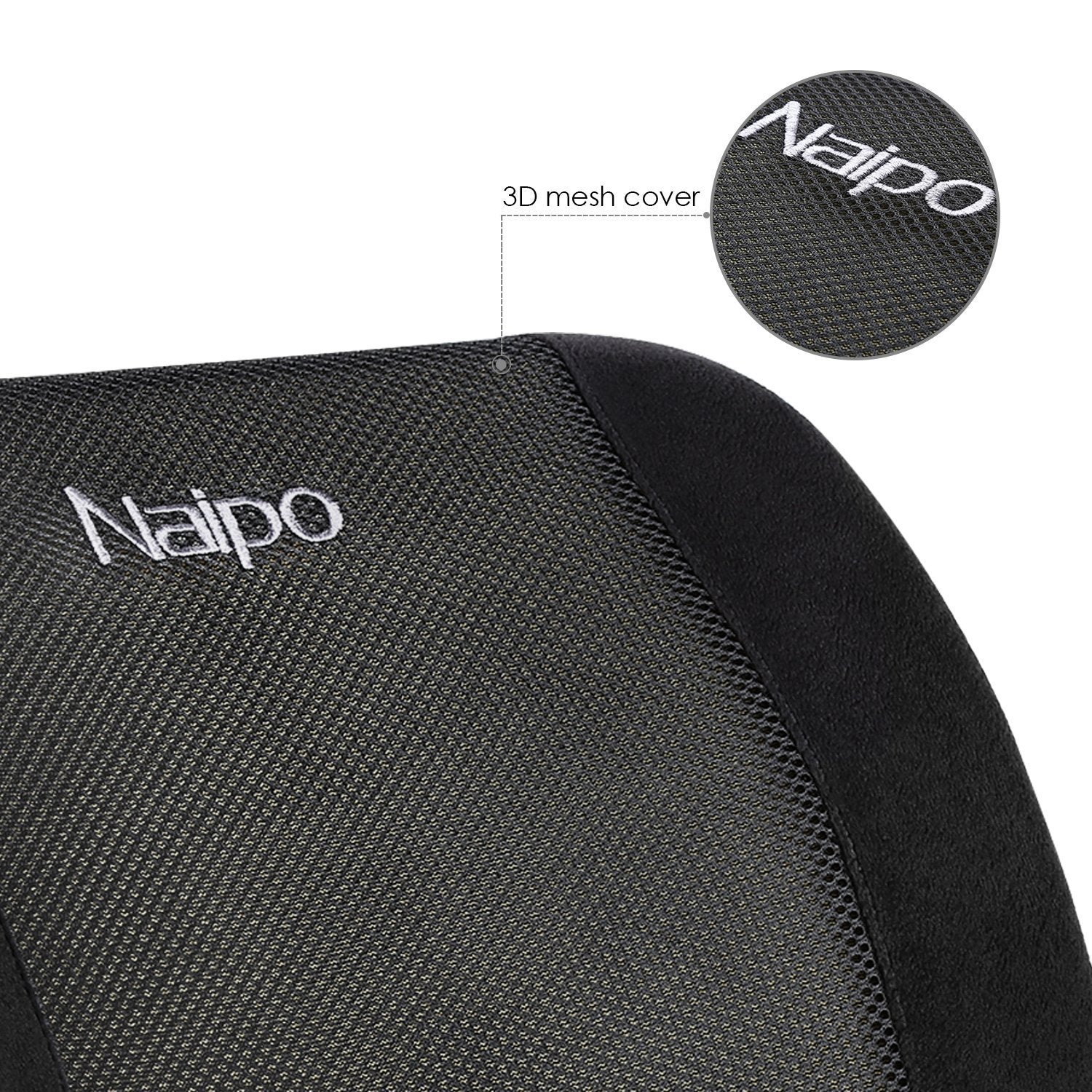 Naipo Memory Foam Lumbar Support Cushion - NAIPO