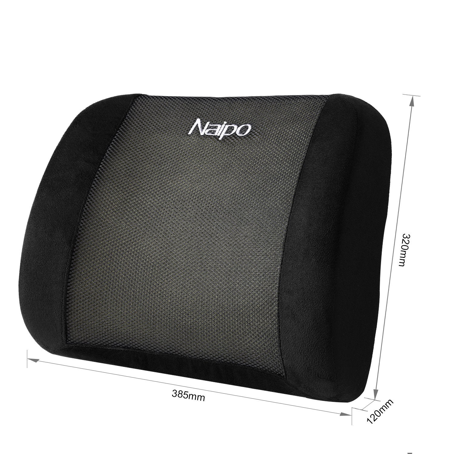 Naipo Memory Foam Lumbar Support Cushion - NAIPO