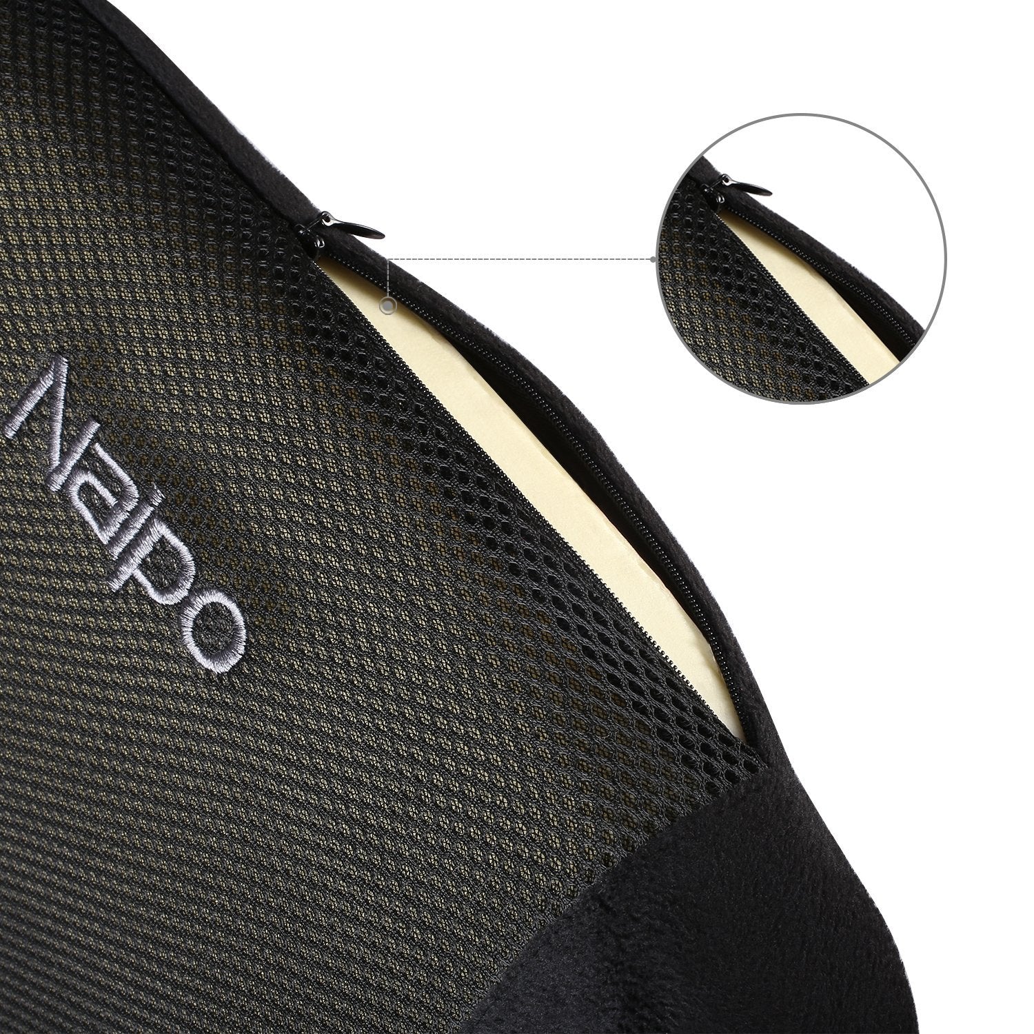 Naipo Memory Foam Lumbar Support Cushion - NAIPO