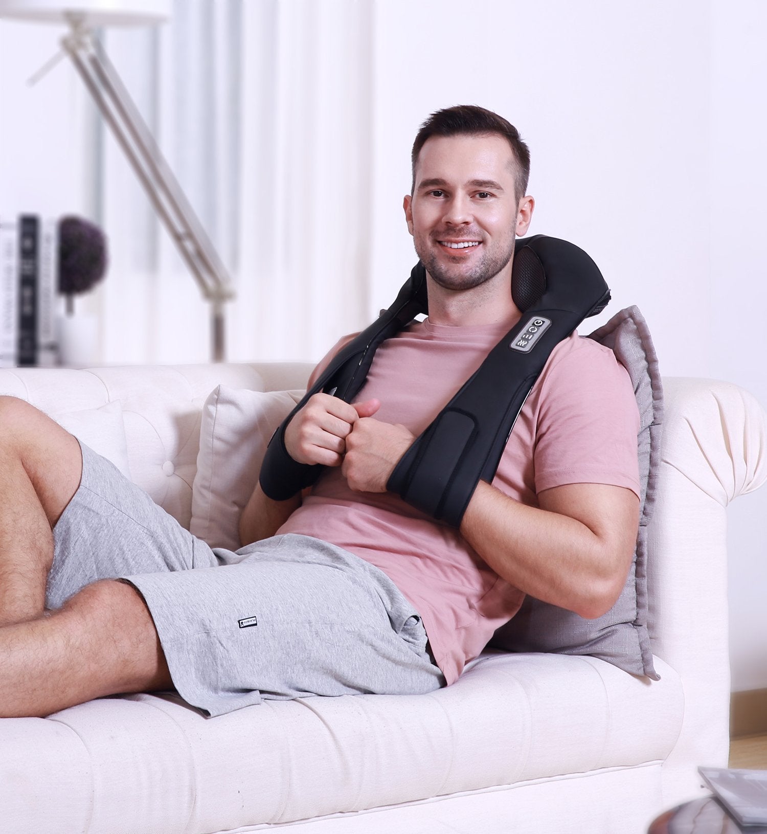 Naipo Rechargeable Neck and Shoulder Massager with Heat - NAIPO